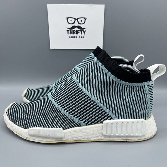 adidas NMD CS1 Primeknit x Parley Mens Size 8 Shoes Athletic Blue Spirit 2018 - Picture 2 of 9